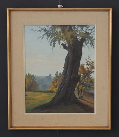 Joseph VERHAEGHE (1900-1987) huile 