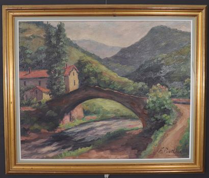 Fernand PONTHIER (1885-1952) huile 