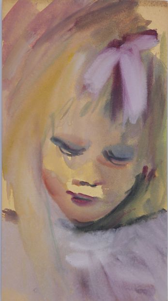 Leonor FINI (1907-1996) aquarelle 