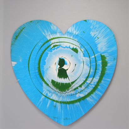 Damien Hirst. 2009. Coeur. Spin Painting,...