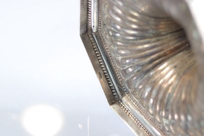 Chandelier 5 branches, argent massif 800...