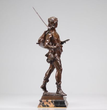 Eugène MARIOTON (1854-1933) bronze à patine...