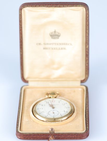 Montre à gousset en or jaune (18k) et (68.6gr)
Poids:...