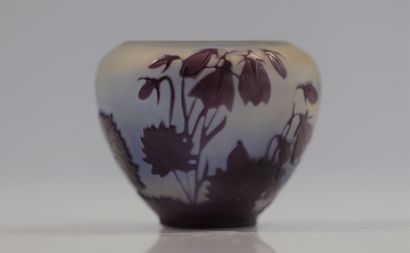 Emile Gallé vase à décor de fleurs
Poids:...