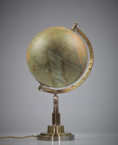 PAUL DUPRE-LAFON (1900-1971) GLOBE TERRESTRE...