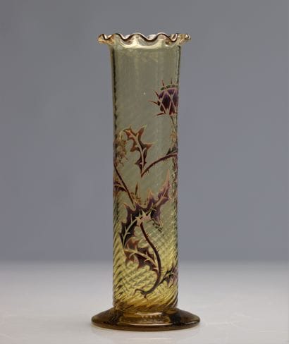 Vase cristallerie de vallerysthal 
