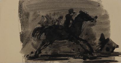 Leonor FINI (1907-1996) aquarelle 