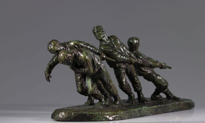 Victor DEMANET (1895-1964) grand bronze 