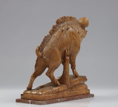 Forêt noire sanglier en bois sculpté
Poids:...