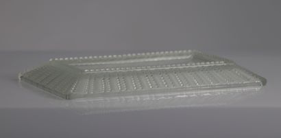 Coupe Art deco rectangulaire décor 