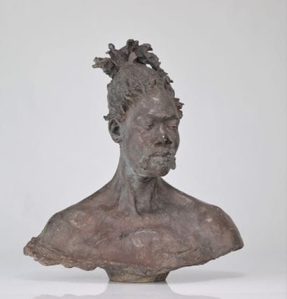 Arthur STRASSER (1854-1927) buste en bronze...