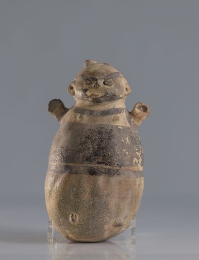 Urne funéraire anthropomorphe Chancay , Pérou,...