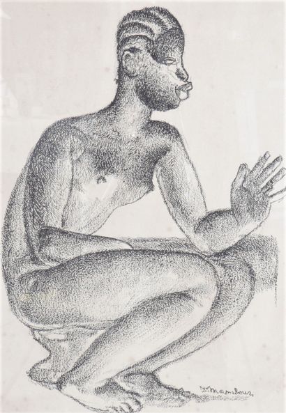 Auguste MAMBOUR (1896-1968) lithographie...