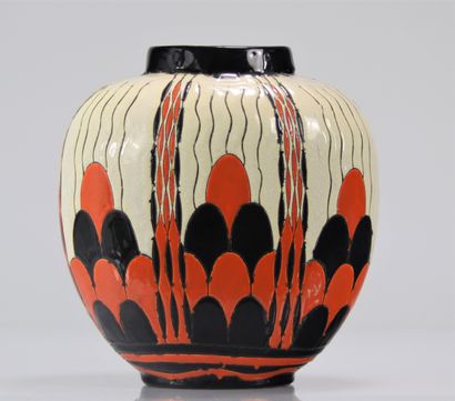 Charles Catteau Kéramise vase Art Déco
Poids:...