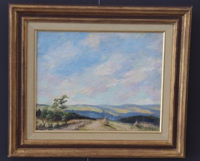 Fernand PONTHIER (1885-1952) huile « vue...