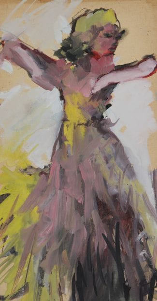 Leonor FINI (1907-1996) aquarelle 