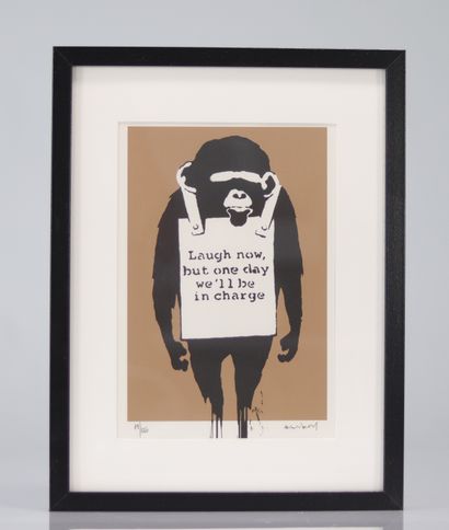 BANKSY (né en 1974), d'après Laugh now (2004)...