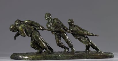 Victor DEMANET (1895-1964) grand bronze 