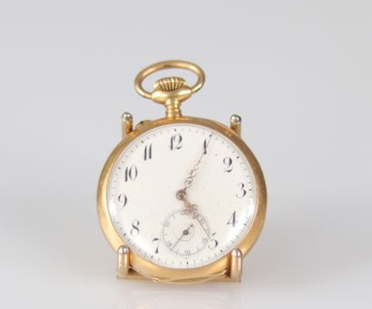 Montre à gousset en or jaune (18k) et (57gr)
Poids:...