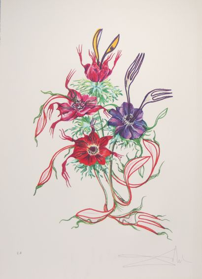 Salvador Dali. « Anémone per antipasti »....