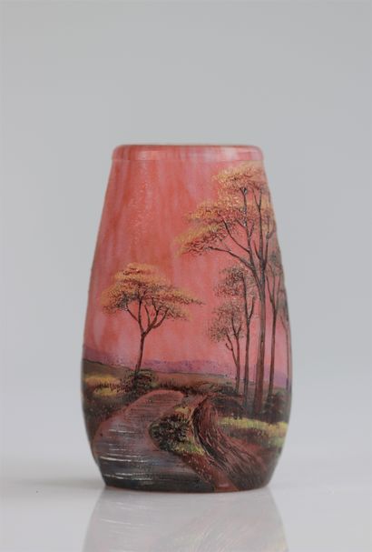 Lamartine vase, c1910 Legras & Cie., Saint-Denis,...
