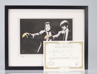 BANKSY (né en 1974), d'après Pulp fiction...