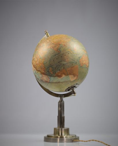 PAUL DUPRE-LAFON (1900-1971) GLOBE TERRESTRE...
