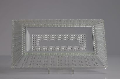 Coupe Art deco rectangulaire décor 