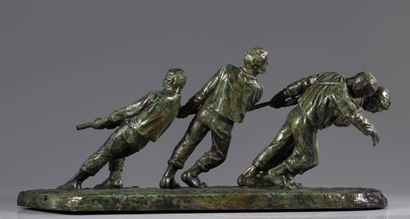 Victor DEMANET (1895-1964) grand bronze 
