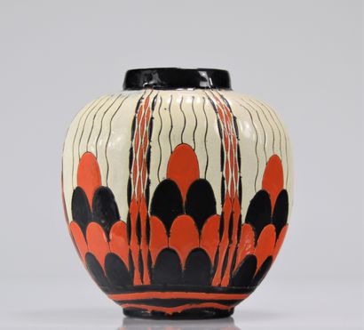 Charles Catteau Kéramise vase Art Déco
Poids:...