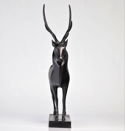 Francois Pompon. Grand cerf (1929). Bronze...