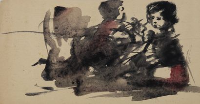 Leonor FINI (1907-1996) aquarelle 