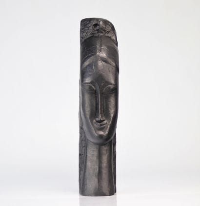 Amedeo Modigliani. « Tête de femme » Bronze...