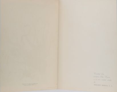 Salvador Dali. Carte de Noël original créé...