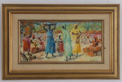 Paul DAXHELET (1905-1993) deux huiles sur...