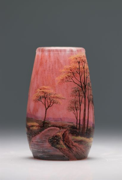 Lamartine vase, c1910 Legras & Cie., Saint-Denis,...