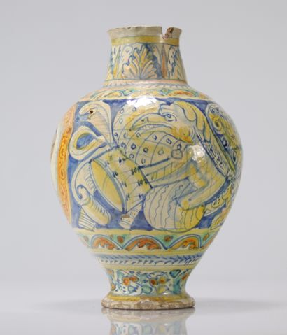 Albarello vase majolique Italie 15ème
Poids:...