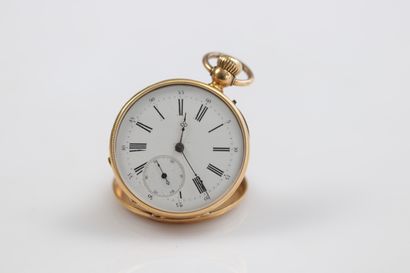 Montre chrono à gousset en or jaune
Poids:...