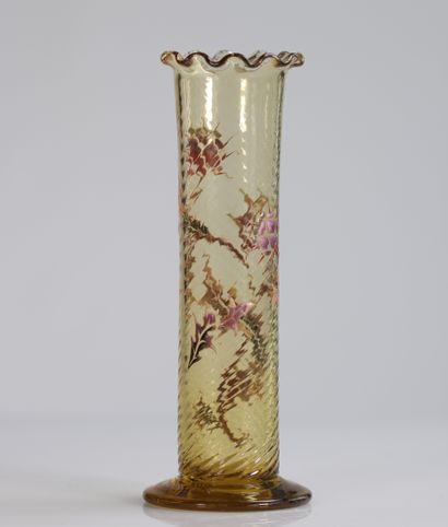 Vase cristallerie de vallerysthal 