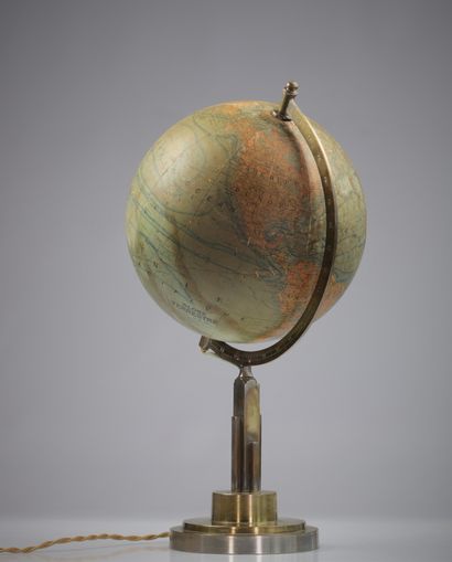 PAUL DUPRE-LAFON (1900-1971) GLOBE TERRESTRE...