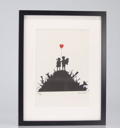 BANKSY (né en 1974), d'après Kids on gun...