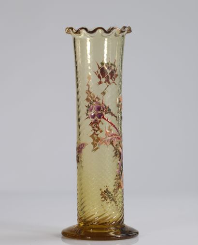 Vase cristallerie de vallerysthal 