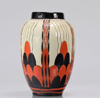 Charles Catteau Kéramise vase Art Déco
Poids:...