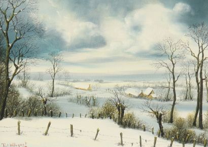 Piet WILLEQUET (1950) huile sur toile 