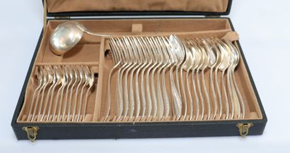 Ménagère Albatros de Chistofle. 37 pièces....