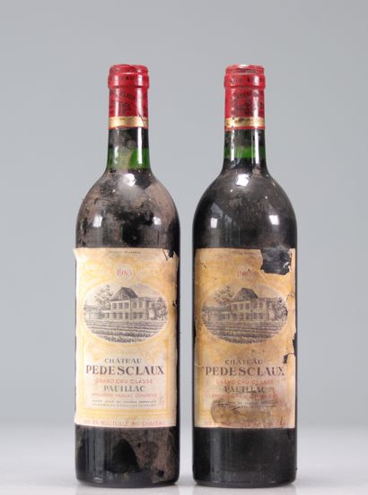 Lot de 2 Château PEDESCLAUX (Pauillac) 1985
Poids:...