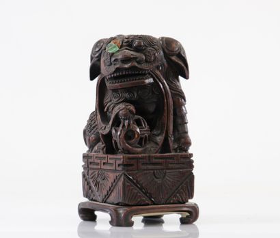 Wooden sculpture 1900 China
Weight: 1.21...