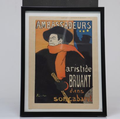 Henri from Toulouse-Lautrec. Original magazine...