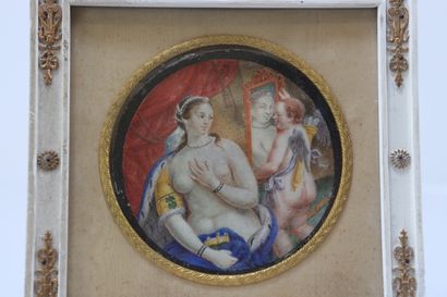 Miniature painting on 17th/18th century vellum
Weight:...