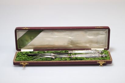 Couverts à gigot en argent
Poids: 580 g
Dimensions:...